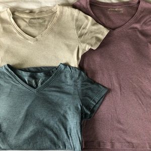 Eddie Bauer Women’s T-Shirts, set of 3, Size Small